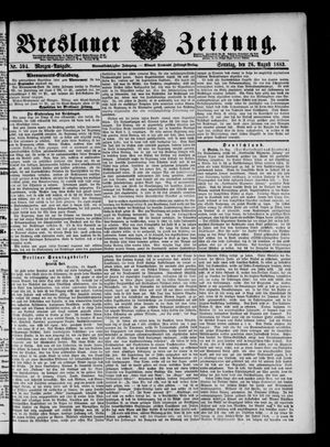 Breslauer Zeitung vom 26.08.1883