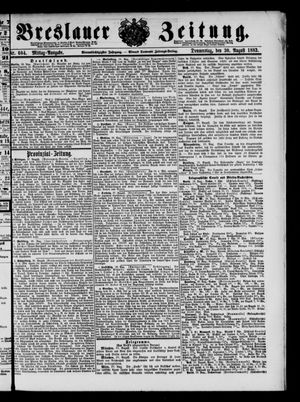 Breslauer Zeitung vom 30.08.1883