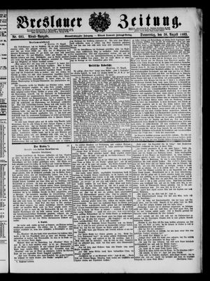 Breslauer Zeitung vom 30.08.1883