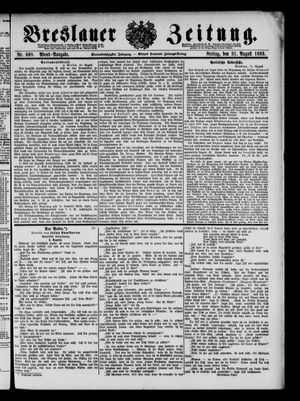 Breslauer Zeitung vom 31.08.1883