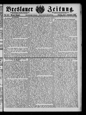Breslauer Zeitung vom 02.09.1883