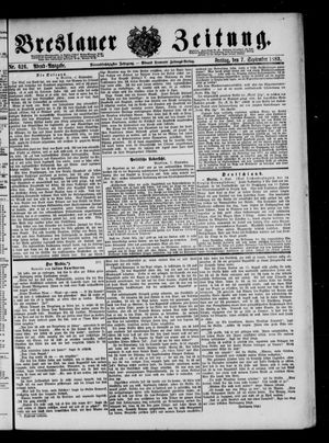 Breslauer Zeitung vom 07.09.1883