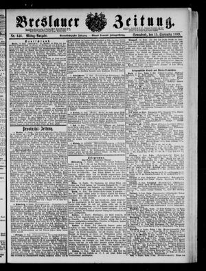 Breslauer Zeitung vom 15.09.1883