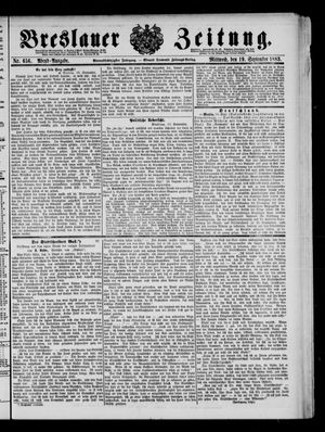 Breslauer Zeitung vom 19.09.1883