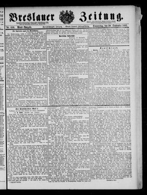 Breslauer Zeitung vom 20.09.1883