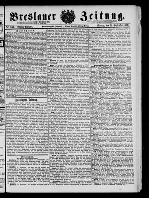 Breslauer Zeitung vom 24.09.1883