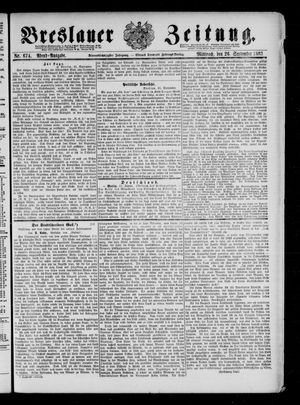 Breslauer Zeitung vom 26.09.1883