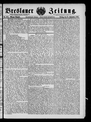 Breslauer Zeitung vom 28.09.1883
