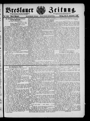 Breslauer Zeitung vom 28.09.1883
