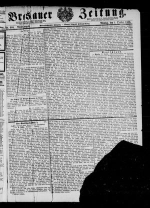 Breslauer Zeitung vom 01.10.1883