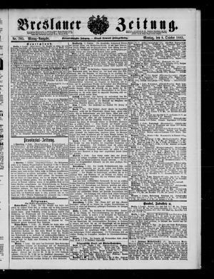 Breslauer Zeitung on Oct 8, 1883