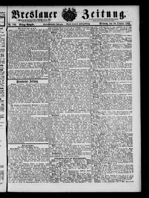 Breslauer Zeitung vom 10.10.1883