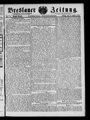Breslauer Zeitung vom 12.10.1883