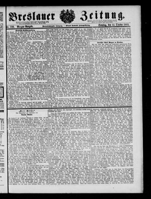 Breslauer Zeitung vom 14.10.1883