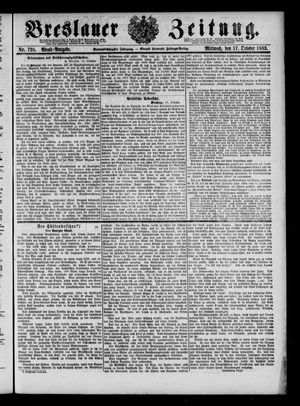 Breslauer Zeitung vom 17.10.1883