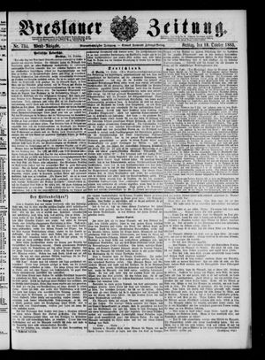 Breslauer Zeitung vom 19.10.1883