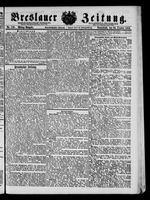 Breslauer Zeitung vom 20.10.1883