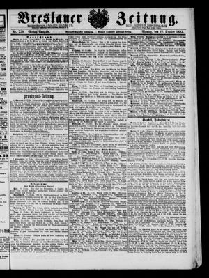 Breslauer Zeitung vom 22.10.1883