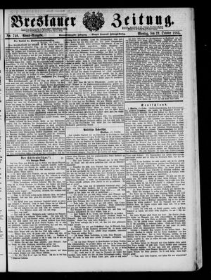 Breslauer Zeitung vom 22.10.1883