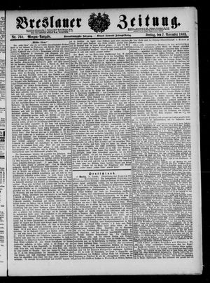 Breslauer Zeitung on Nov 2, 1883
