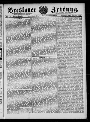 Breslauer Zeitung vom 03.11.1883