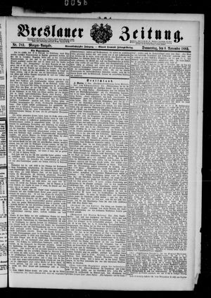 Breslauer Zeitung vom 08.11.1883