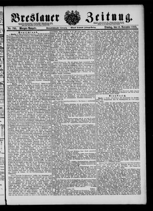 Breslauer Zeitung vom 13.11.1883