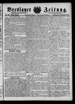 Breslauer Zeitung vom 13.11.1883