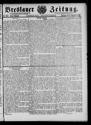 Breslauer Zeitung vom 13.11.1883