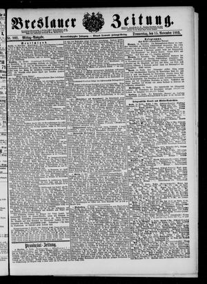Breslauer Zeitung vom 15.11.1883
