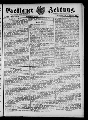 Breslauer Zeitung vom 15.11.1883