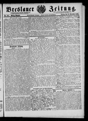 Breslauer Zeitung vom 16.11.1883