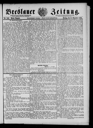 Breslauer Zeitung vom 16.11.1883