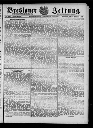 Breslauer Zeitung vom 17.11.1883