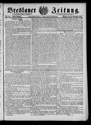 Breslauer Zeitung vom 19.11.1883