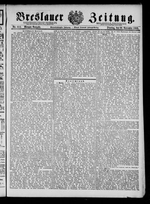 Breslauer Zeitung vom 20.11.1883