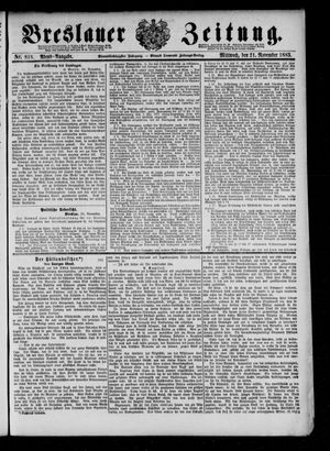 Breslauer Zeitung vom 21.11.1883