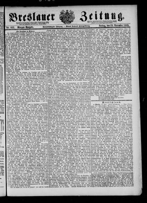 Breslauer Zeitung vom 23.11.1883