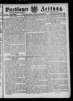 Breslauer Zeitung vom 23.11.1883