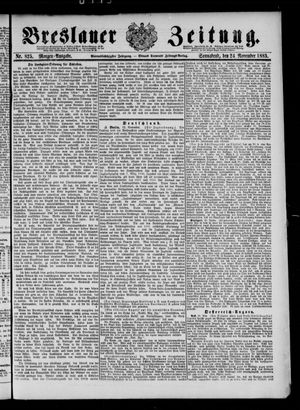 Breslauer Zeitung vom 24.11.1883