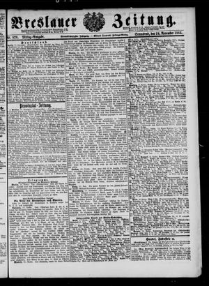 Breslauer Zeitung vom 24.11.1883