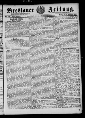 Breslauer Zeitung vom 26.11.1883