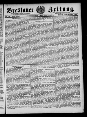 Breslauer Zeitung vom 28.11.1883