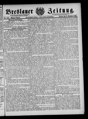 Breslauer Zeitung vom 30.11.1883