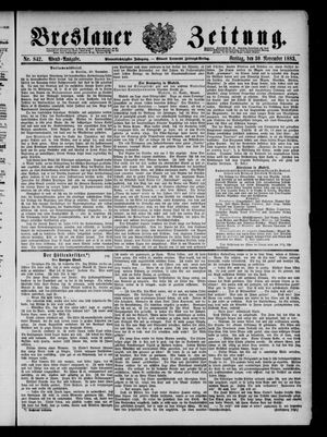 Breslauer Zeitung vom 30.11.1883