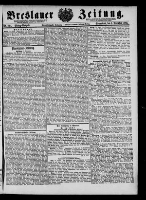 Breslauer Zeitung on Dec 1, 1883