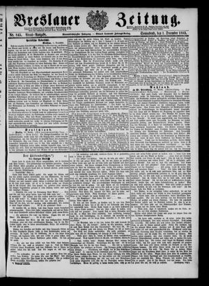 Breslauer Zeitung on Dec 1, 1883