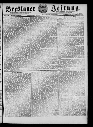 Breslauer Zeitung vom 02.12.1883