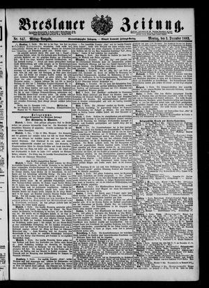 Breslauer Zeitung on Dec 3, 1883