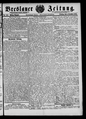Breslauer Zeitung on Dec 4, 1883